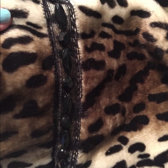 Vintage Leopard Print Dress Jacket - Picture 4 of 10